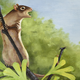 Artist’s depiction of Jeholbaatar kielanae, a Cretaceous mammal that featured a distinctive configuration of ear bones.